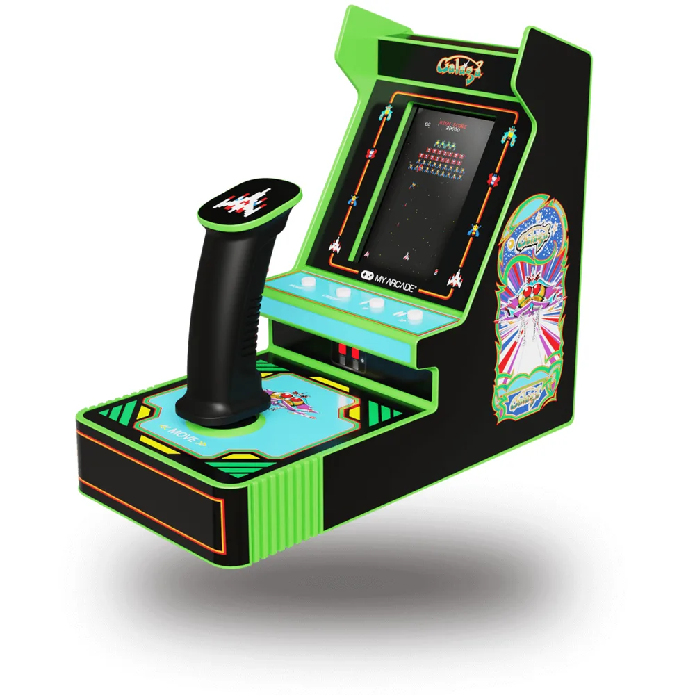 MY ARCADE MICRO JOYSTICK PLAYER GALAGA 2 GAMES 3