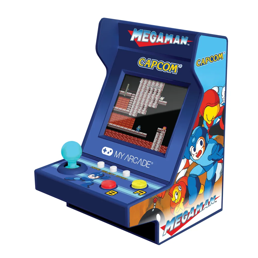 MY ARCADE PICO PLAYER MEGAMAN 3.7" 6 GAMES DGUNL-7011