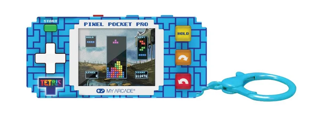 MY ARCADE PIXEL POCKET PRO TETRIS GAMING SYSTEM