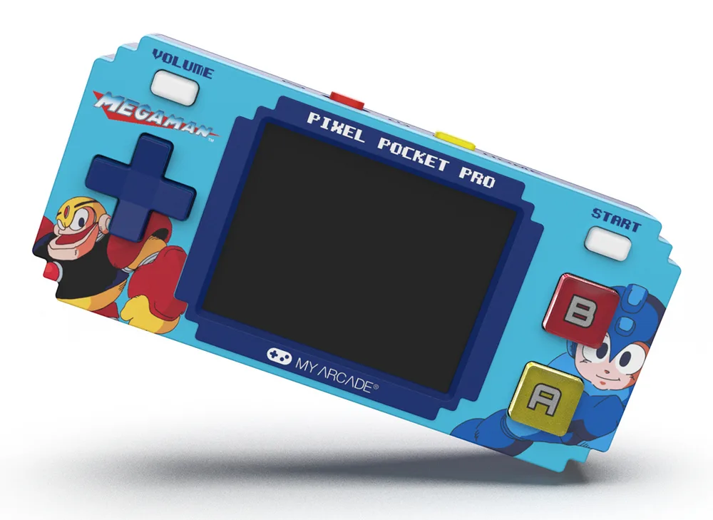 MY ARCADE MICRO PIXEL POCKET PRO MEGA MAN GAMING SYSTEM