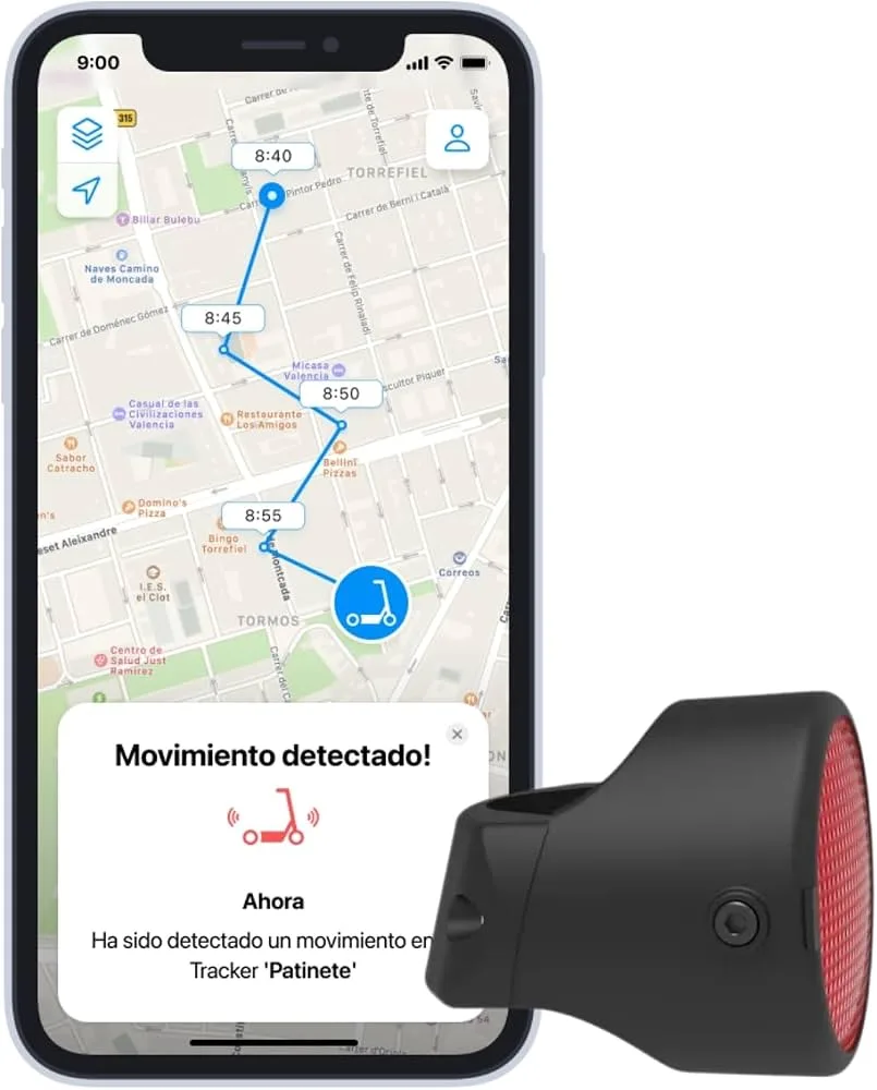 Localizador GPS para bicicleta Invoxia Bike Tracker LWT2 con 1 año incluido