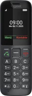 Móvil para mayores Gigaset Comfort 600 4G Negro