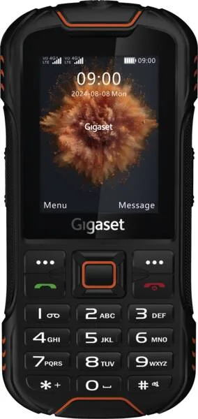 Móvil resistente Gigaset GLX8 Plus 4G Negro/Naranja