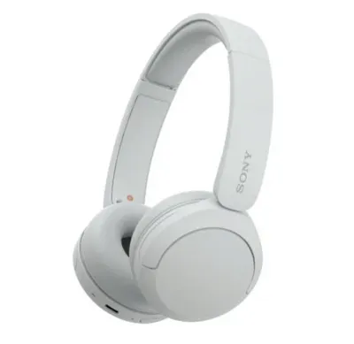 SONY WHCH520W HEADPHONES BT MIC 50H WHITE