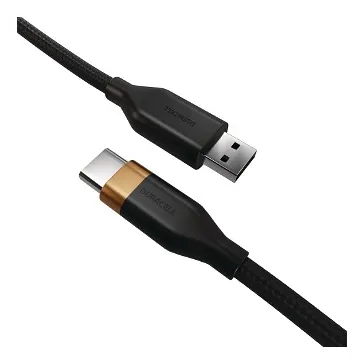Cable Duracell USB-A a USB-C 18 W 1 m Negro