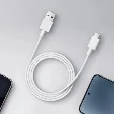 Cable Xiaomi USB-A a USB-C 3 A 1 m Blanco