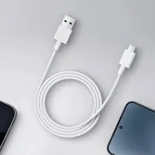Cable Xiaomi USB-A a USB-C 3 A 1 m Blanco