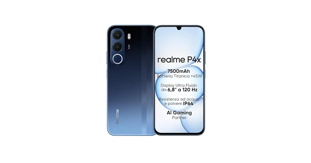 Realme P4x 4G 4 GB/128 GB Azul marino
