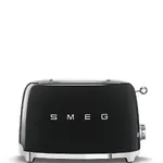 SMEG TOASTER 2x2 50´ STYLE BLACK TSF01BLEU — imagen 1