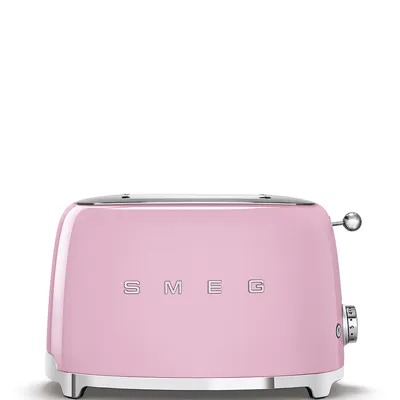Tostadora Smeg TSF01 años 50 2 rebanadas Rosa