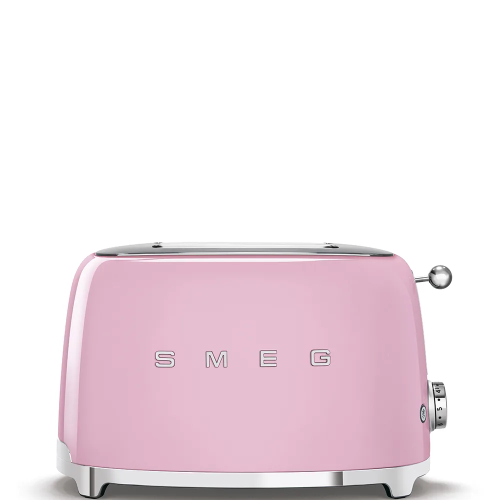 Tostadora Smeg TSF01 años 50 2 rebanadas Rosa