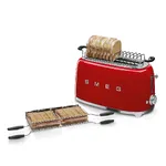 SMEG TOASTER 2X4 50´S STYLE RED TSF02RDEU — imagen 3