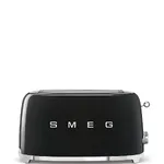 SMEG TOASTER 2X4 50´STYLE BLACK TSF02BLEU — imagen 1
