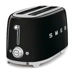 SMEG TOASTER 2X4 50´STYLE BLACK TSF02BLEU — imagen 2