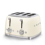 SMEG TOASTER 4X4 50´STYLE CREAM TSF03CREU — imagen 1