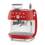 SMEG ESPRESSO MACHINE 50'STYLE WITH INTEGRATED GRINDER RED EGF03RDEU — imagen 4