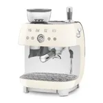 SMEG ESPRESSO MACHINE 50'STYLE WITH INTEGRATED GRINDER CREAM EGF03CREU — imagen 1