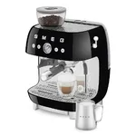 SMEG ESPRESSO MACHINE 50'STYLE WITH INTEGRATED GRINDER BLACK EGF03BLEU — imagen 2