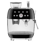 SMEG ESPRESSO MACHINE 50'STYLE WITH INTEGRATED GRINDER BLACK EGF03BLEU — imagen 3