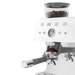SMEG ESPRESSO MACHINE 50'STYLE WITH INTEGRATED GRINDER WHITE EGF03WHEU — imagen 5