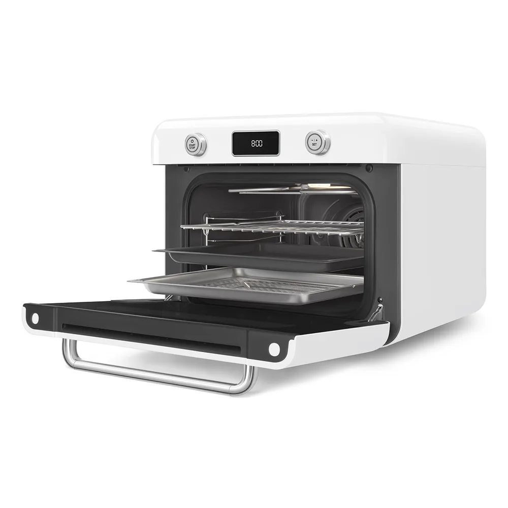 SMEG MULTIFUNCTION COUNTERTOP OVEN 50'S STYLE WITH GALILEO TECHNOLOGY WHITE COF01WHEU