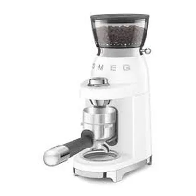 SMEG COFFEE GRINDER 50'STYLE WHITE CGF03WHEU