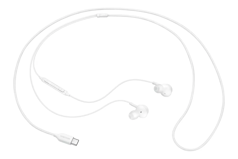 Auriculares con cable Samsung USB-C by AKG con micrófono Blanco