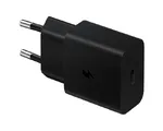 SAMSUNG POWER WALL CHARGER 15W USB-C BLACK + CABLE USB-C TO USB-C 1M BLACK EP-T1510XBEGEU — imagen 1