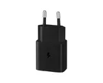 SAMSUNG POWER WALL CHARGER 15W USB-C BLACK + CABLE USB-C TO USB-C 1M BLACK EP-T1510XBEGEU — imagen 2