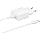SAMSUNG POWER WALL CHARGER 15W USB-C WHITE + CABLE USB-C TO USB-C 1M WHITE EP-T1510XWEGEU — imagen 4
