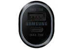 SAMSUNG POWER CAR CHARGER DUAL USB-C 25W + USB 15W BLACK EP-L4020NBEGEU — imagen 4