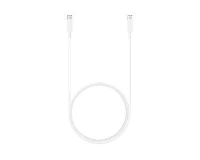 Cable Samsung USB-C a USB-C 5 A 1,8 m Blanco