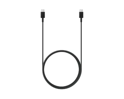 Cable Samsung USB-C a USB-C 3 A 1,8 m Negro