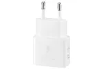 SAMSUNG POWER WALL CHARGER 25W USB-C WHITE + CABLE USB-C TO USB-C WHITE EP-T2510XWEGEU — imagen 2