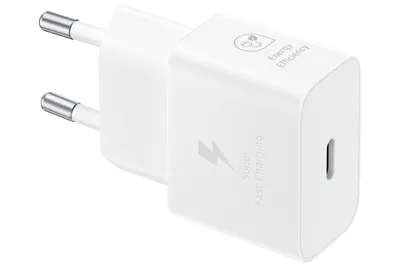 Cargador de pared Samsung 25 W USB-C sin cable Blanco