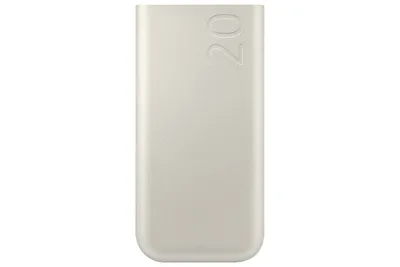 Batería externa Samsung 20.000 mAh 45 W con 3 USB-C Beige