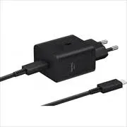 Cargador de pared Samsung 45 W USB-C con cable USB-C 1,8 m Negro